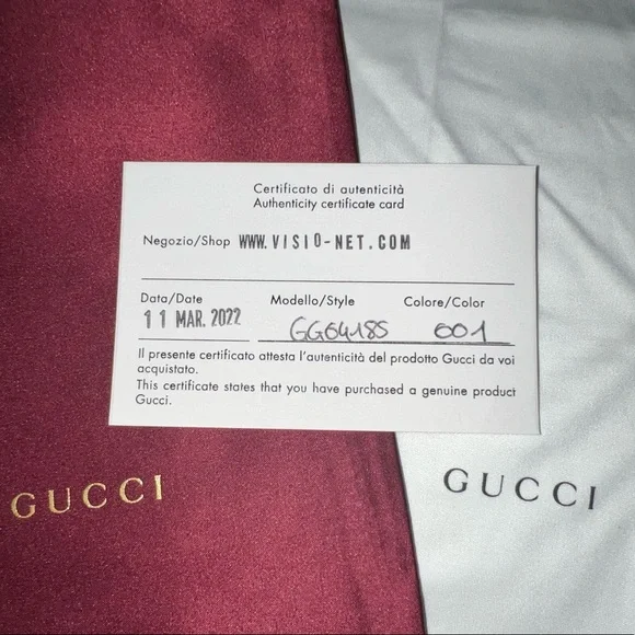 Gucci Rhinestone Logo Glasses display picture 2